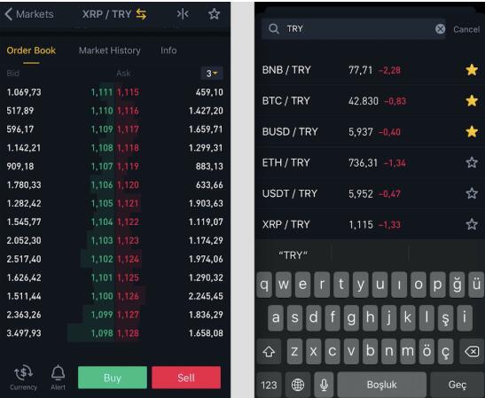 币安（Binance）增加了土耳其法币交易的交易对